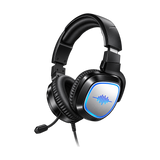 GAMELITE G1P Gaming Headset - Blue LED — black blue profile