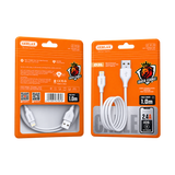 GERLAX D3L USB-A to Lightning Charging Cable - 1m — box front back