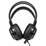 JEDEL GH-559 RGB Gaming Headset — black front