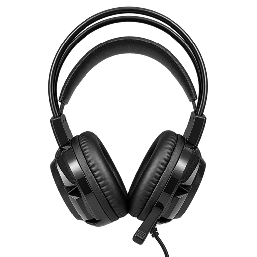 JEDEL GH-559 RGB Gaming Headset — black front