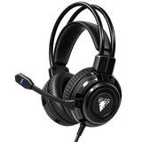 JEDEL GH-559 RGB Gaming Headset — black microphone