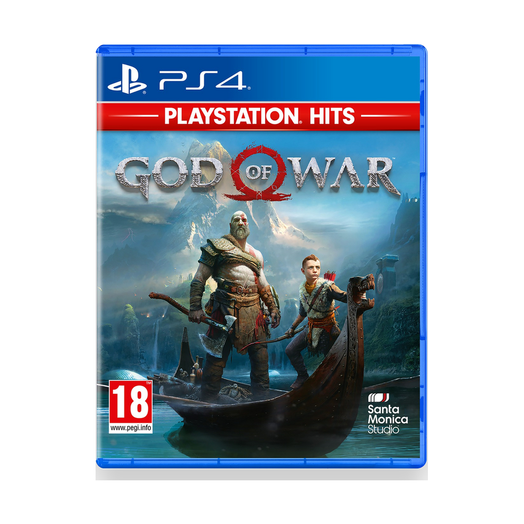 God of War (2018) - PS4 (PlayStation Hits) — PlayStation Hits — PS4 (PEGI 18) — front case
