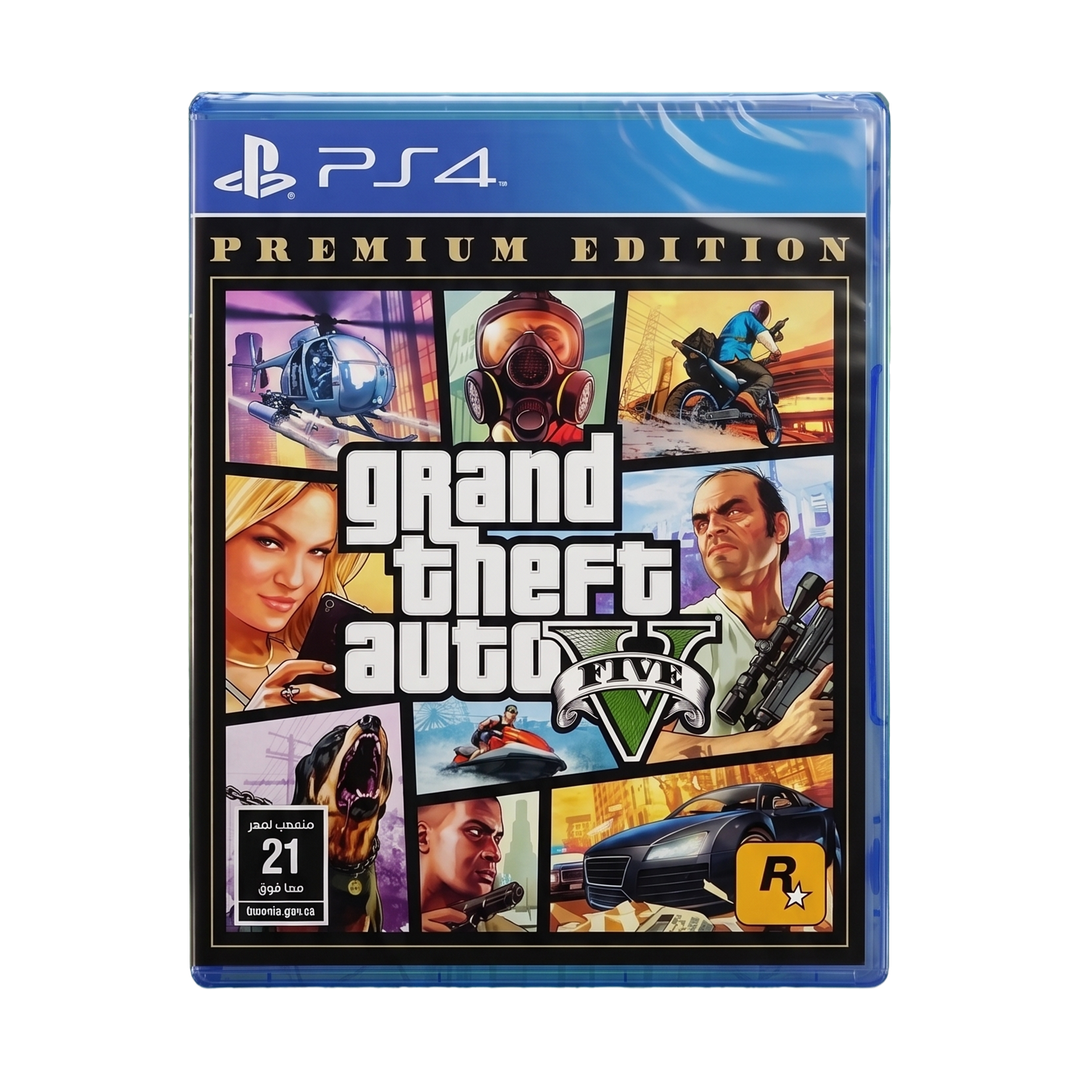 Grand Theft Auto V: Premium Edition - PS4 — front case