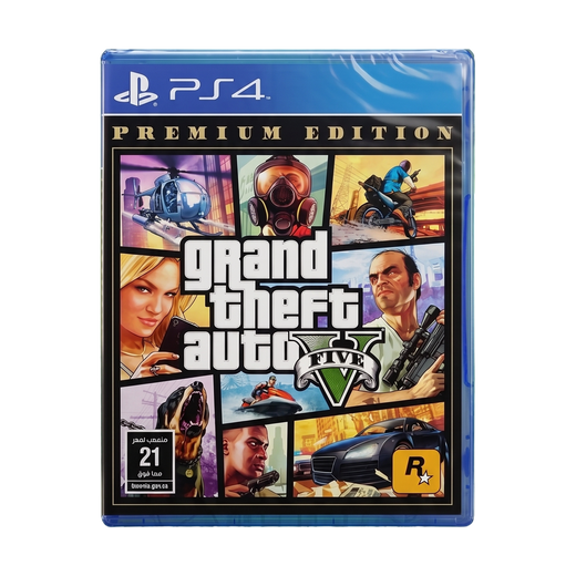 Grand Theft Auto V: Premium Edition - PS4 — front case