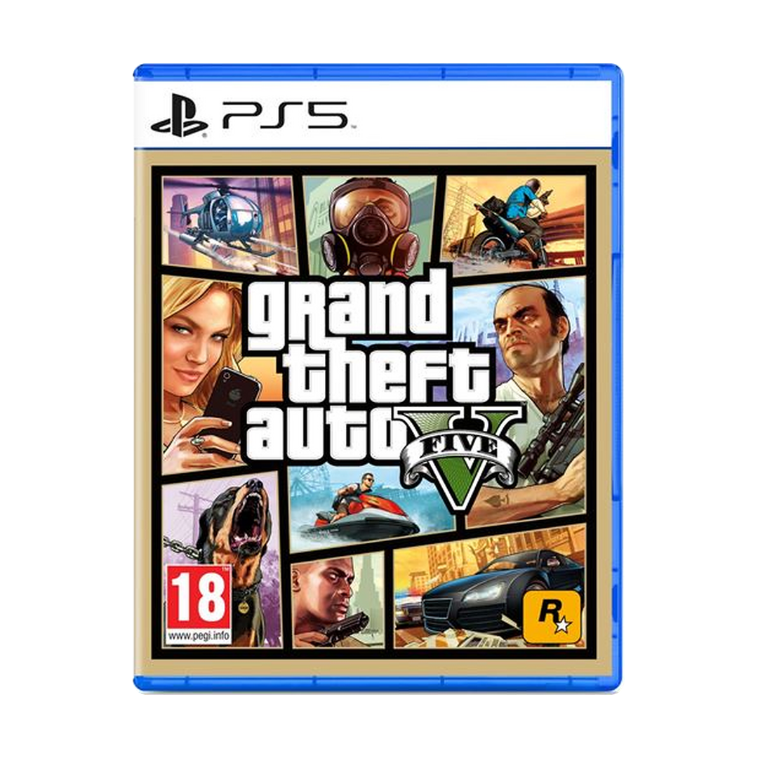 Grand Theft Auto V - PS5 — front case