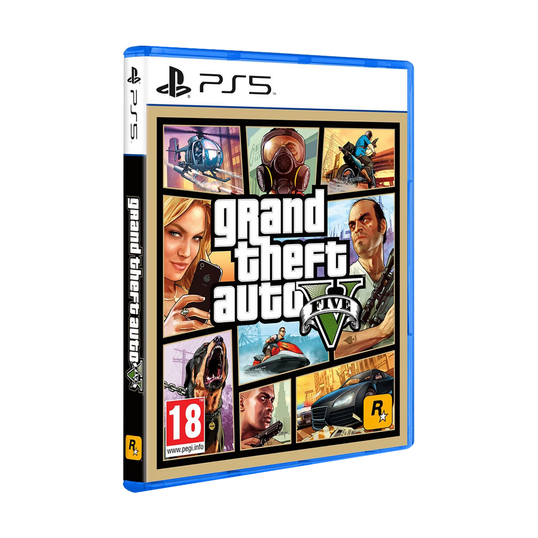Grand Theft Auto V - PS5 — angled case