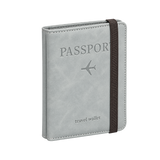 Travel Passport Wallet - Gray — 01