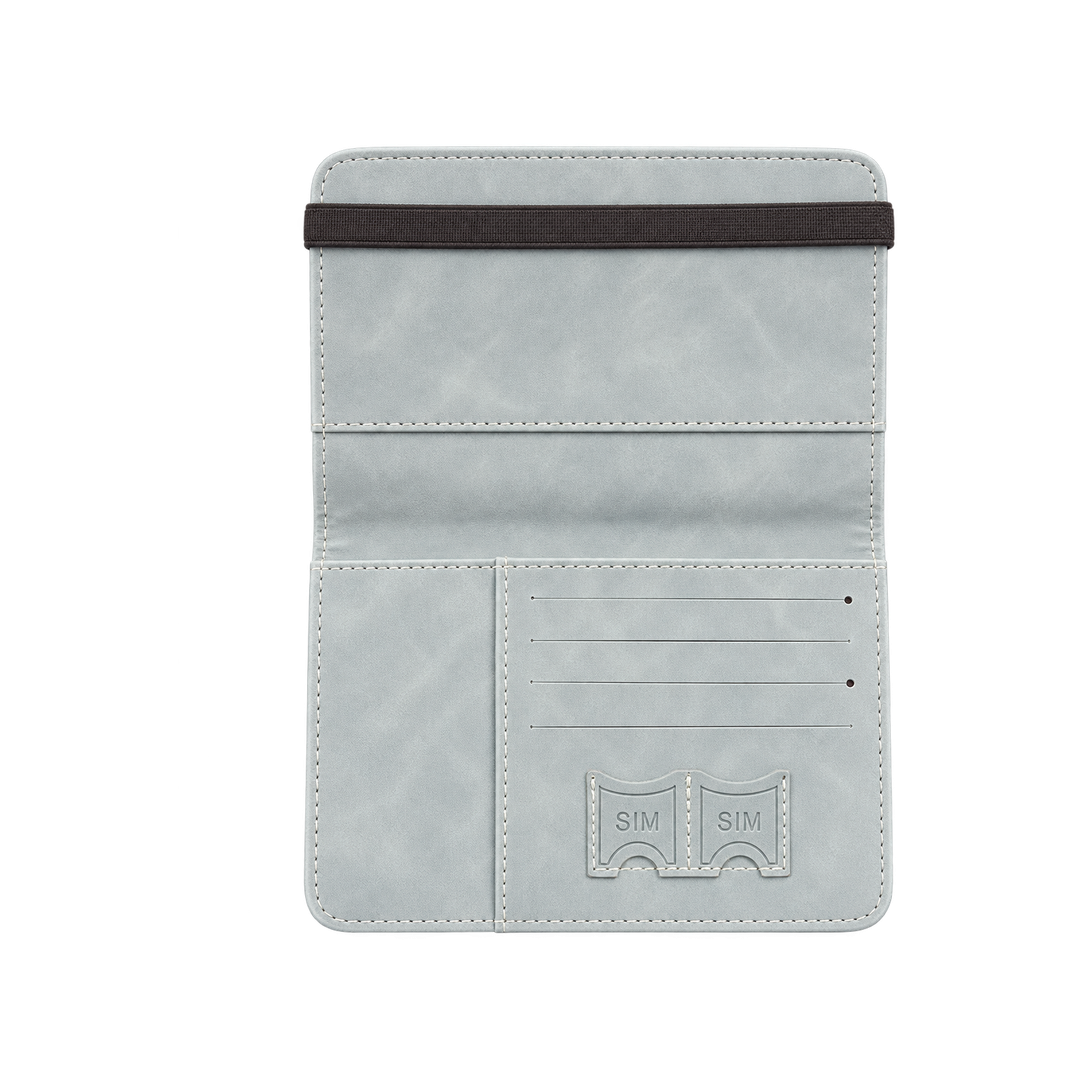 Travel Passport Wallet - Gray — 03