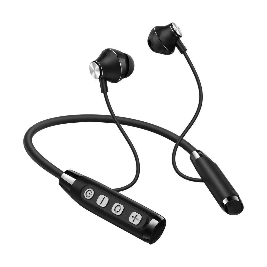 High-Capacity Wireless Neckband Earphones — 02