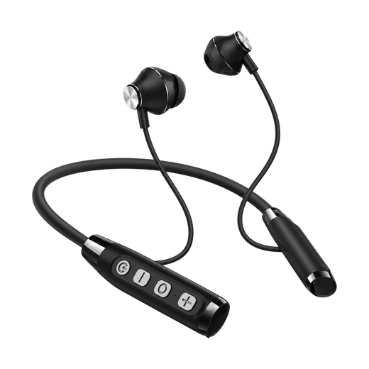 High-Capacity Wireless Neckband Earphones — 02