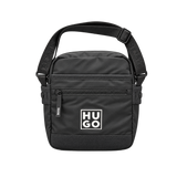 HUGO Crossbody Bag - Black, Front Logo — 02