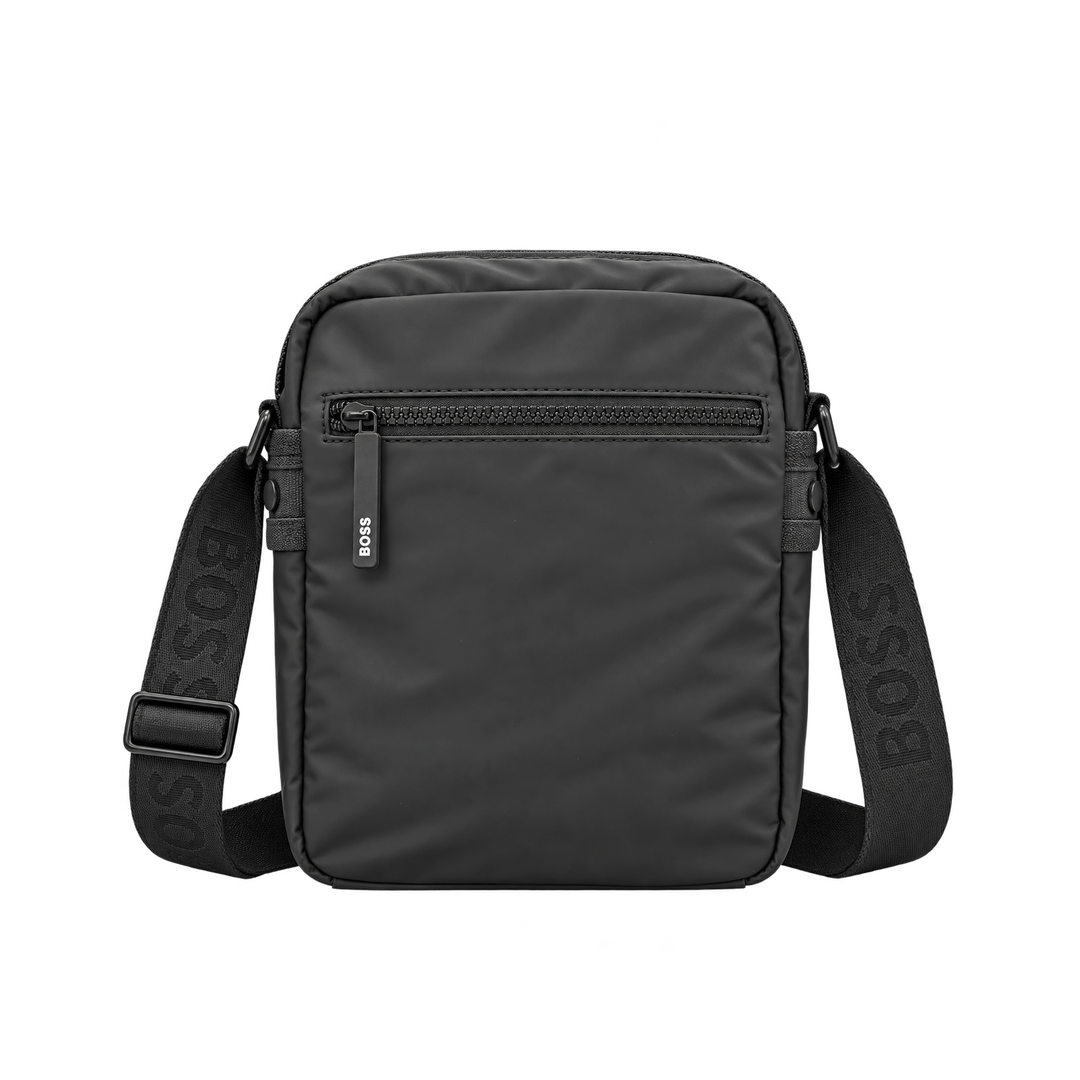 HUGO Crossbody Bag - Black, Front Logo — 03