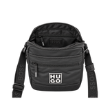 HUGO Crossbody Bag - Black, Front Logo — 04
