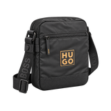 HUGO Crossbody Bag - Black, Square Logo — 02