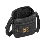 HUGO Crossbody Bag - Black, Square Logo — 05