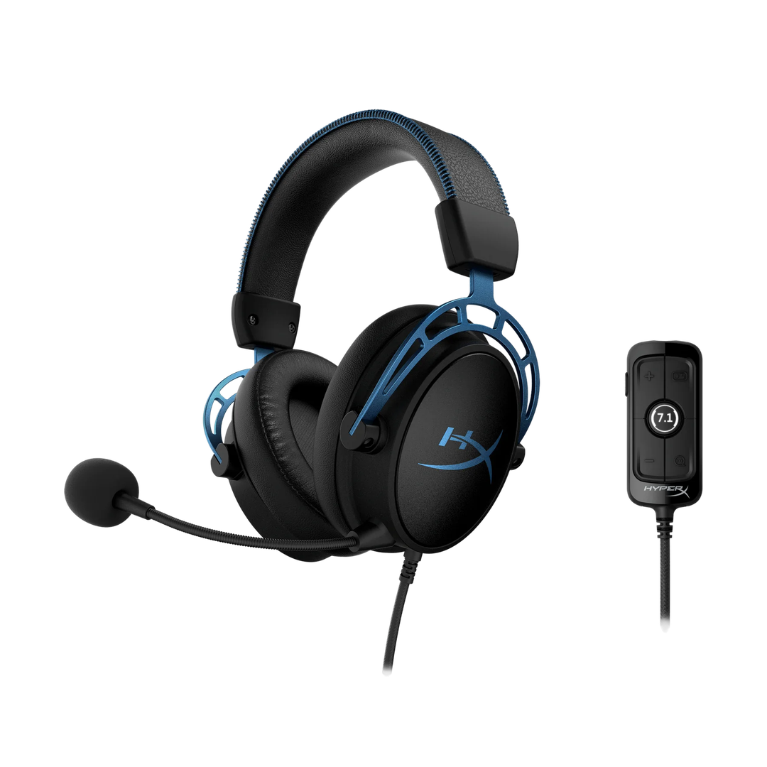 HyperX Cloud Alpha S Gaming Headset - Blue — 06