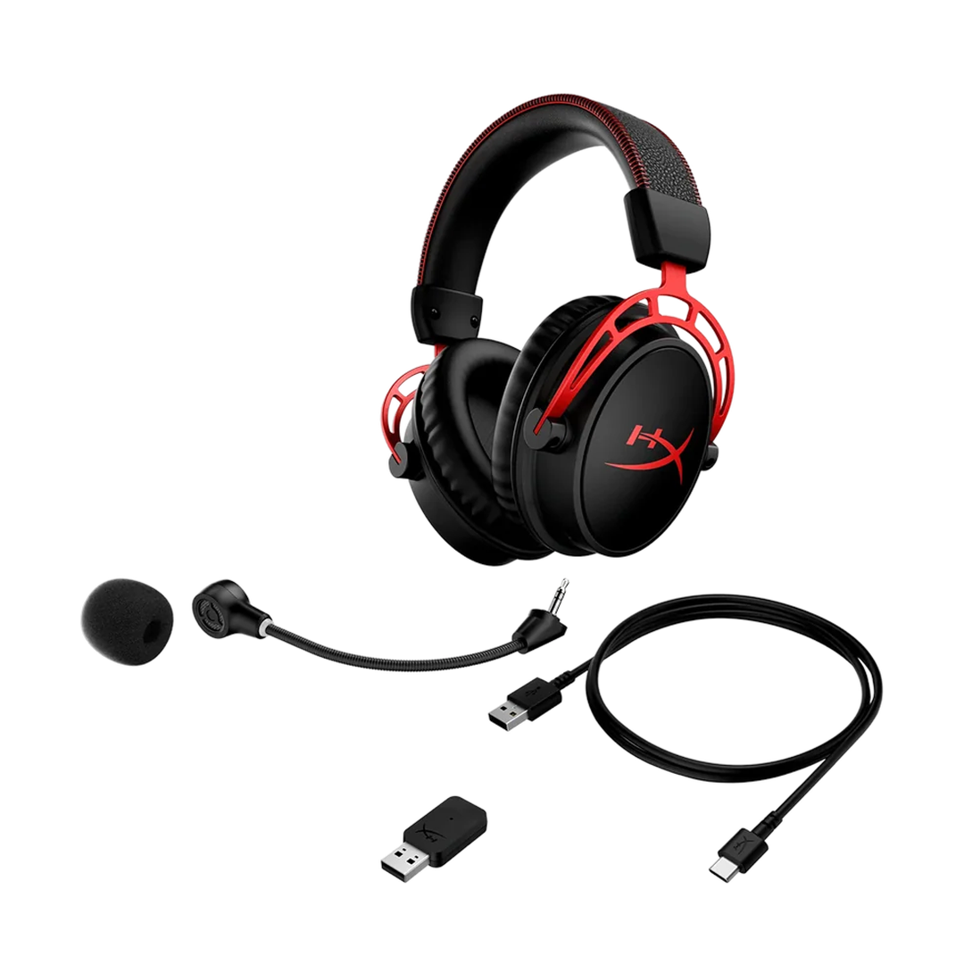 HyperX Cloud Alpha Wireless Gaming Headset - Black and Red — 06