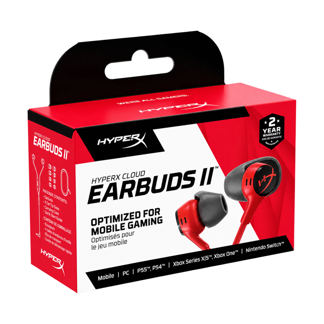 HyperX Cloud Earbuds II - Red — 05