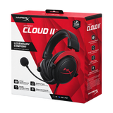 HyperX Cloud II Wired Gaming Headset — box front back