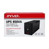 INVO 850VA 450W Line-Interactive UPS with Cold Start — box front