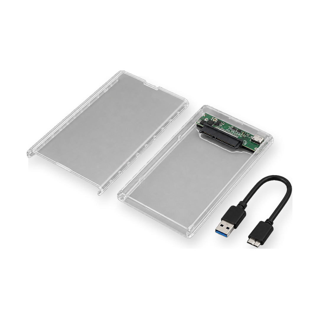 JG-3219-33 2.5-Inch SATA HDD/SSD to USB External Enclosure — open pcb