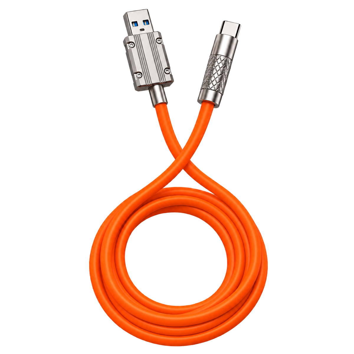 L-208 6A Silicone USB-A to USB-C Cable — usb c connectors