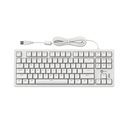 Lecoo GK306 Wired Keyboard - White — 02