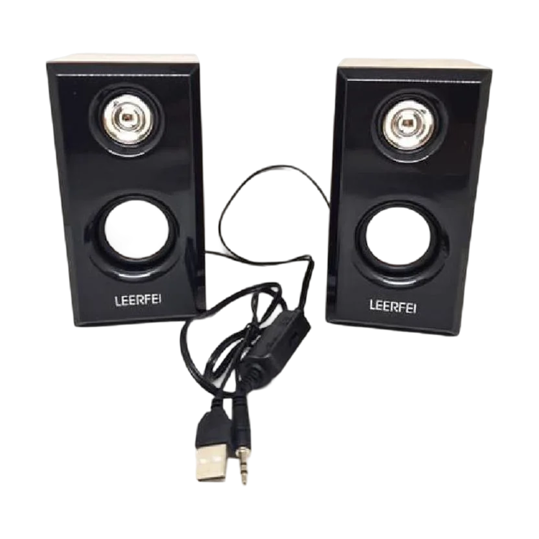 LEEFEE Wooden Multimedia Speakers — speaker 01