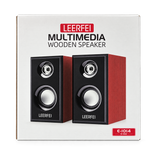 LEEFEE Wooden Multimedia Speakers — speaker 02