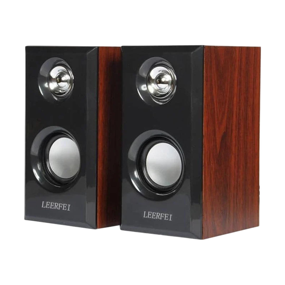 LEEFEE Wooden Multimedia Speakers — speaker 03