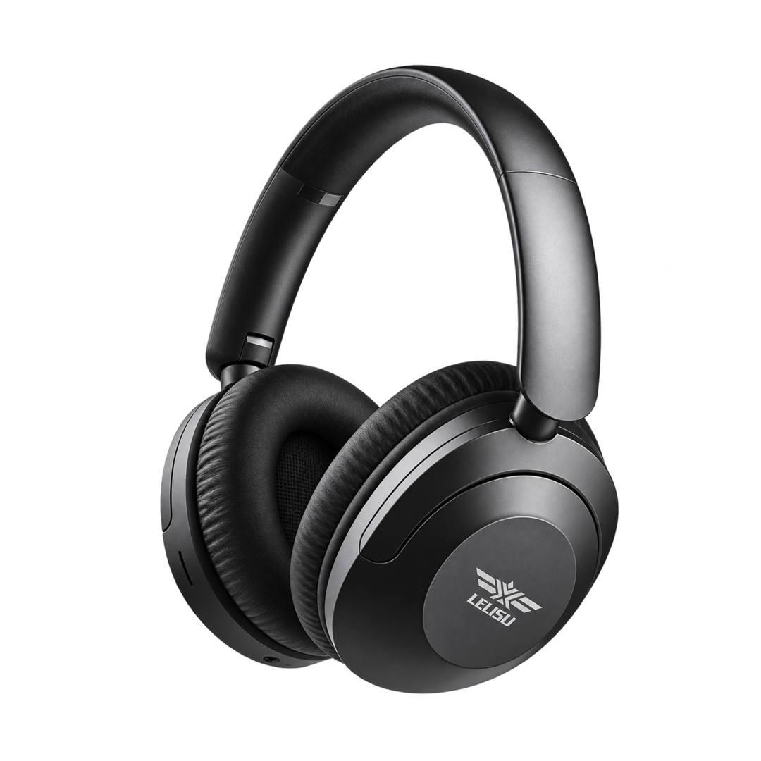 LELISU LS-252 Double Bass Wireless Stereo Headphone - Black — 01