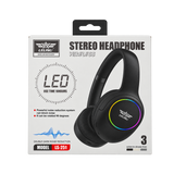 LELISU LS-251 LED Wireless Stereo Headphone - Black — 03