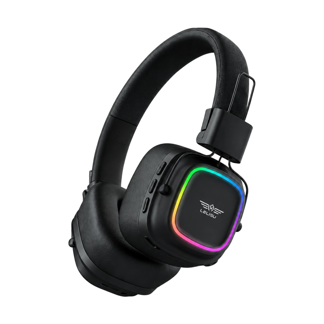 LELISU LS-258 RGB Wireless Headphone - Black — 03