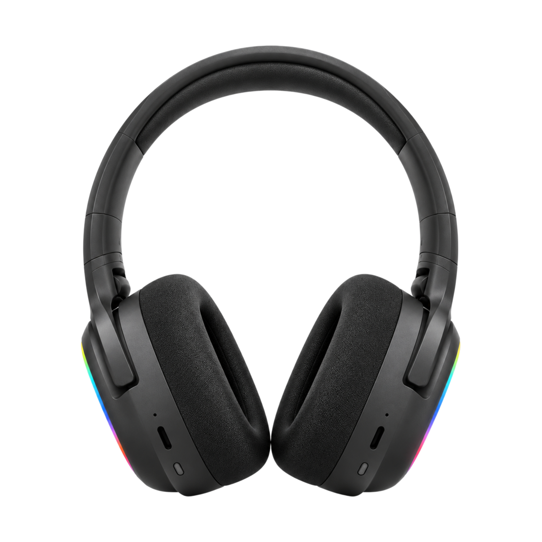 LELISU LS-257 RGB Wireless Stereo Headphone - Black — 01