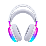LELISU LS-857 RGB Wireless Headphone - White/Purple — 02