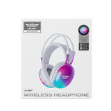 LELISU LS-857 RGB Wireless Headphone - White/Purple — 03