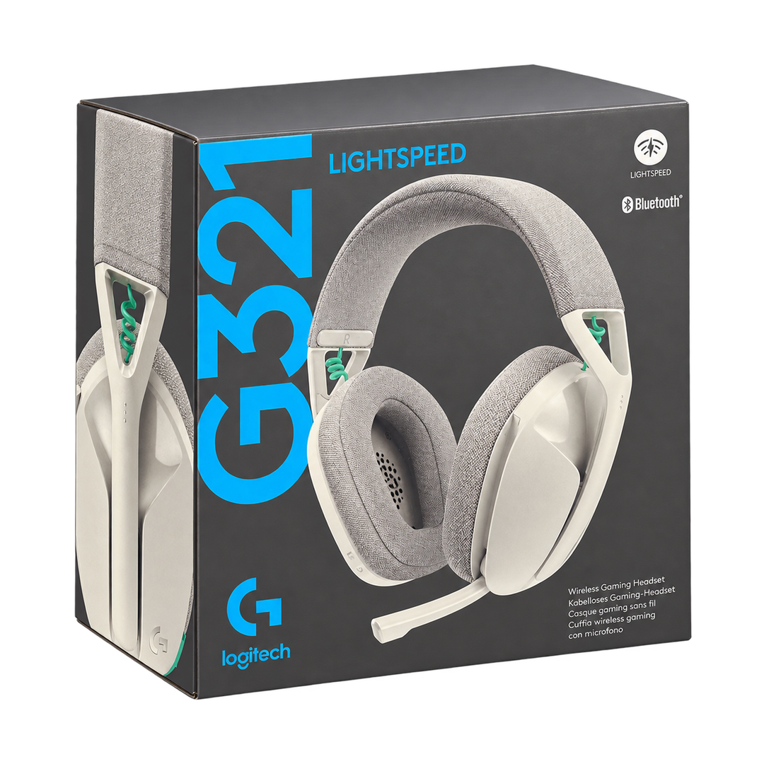 Logitech G321 Lightspeed Wireless Gaming Headset - White — 07