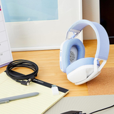 Logitech G435 Lightspeed Wireless Gaming Headset - Off-White and Lilac — 05