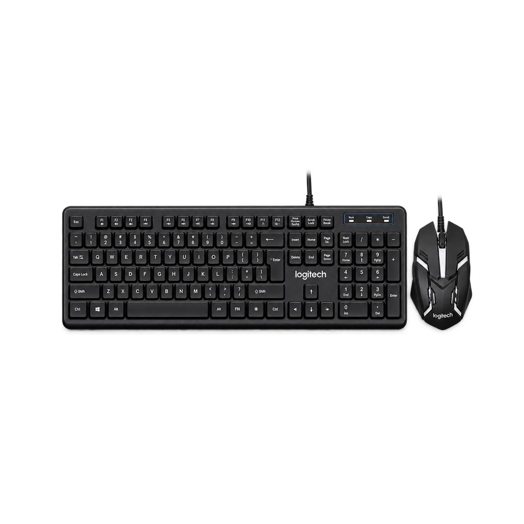 Logitech KM849 Illuminated Keyboard and Mouse Combo — 01