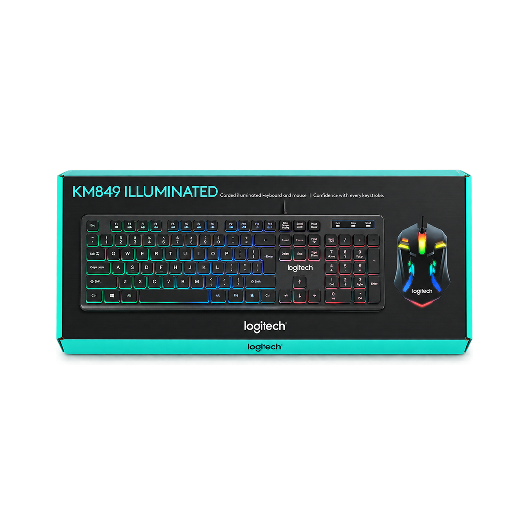 Logitech KM849 Illuminated Keyboard and Mouse Combo — 04
