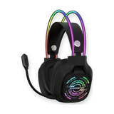 Monster Maxstar MQH09 Wireless RGB Gaming Headset — front angle