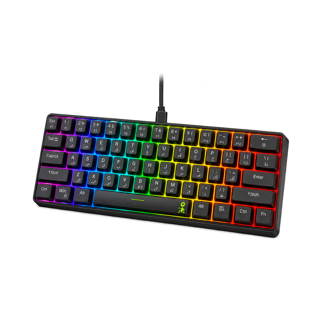 Mouschi Blaster 60% Mechanical Gaming Keyboard - Red Switches — 02