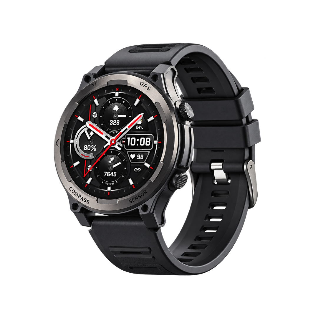 MOXOM MX-WH30 1.46-Inch Round Smartwatch with GPS — 3atm 02