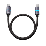 MOXOM MX-CB388 100W USB-C to USB-C Cable - 1m — black coiled