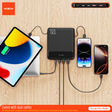 MOXOM MX-PB180 120W Power Bank with LCD and Built-in Cables — 20000mah utopia 04