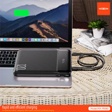 MOXOM MX-PB180 120W Power Bank with LCD and Built-in Cables — 20000mah utopia 05