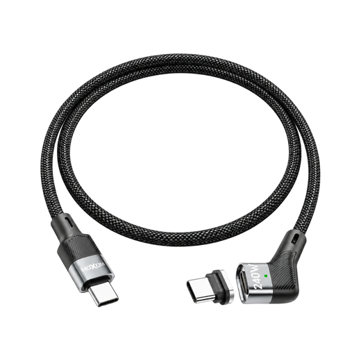 MOXOM MX-CB398 240W Angled Magnetic USB-C Cable — gaming charging 3 in 1 01