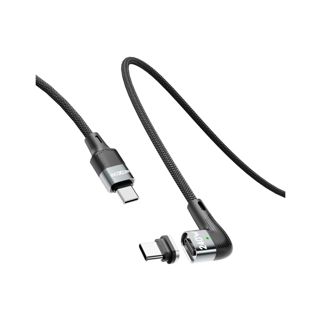 MOXOM MX-CB398 240W Angled Magnetic USB-C Cable — gaming charging 3 in 1 03