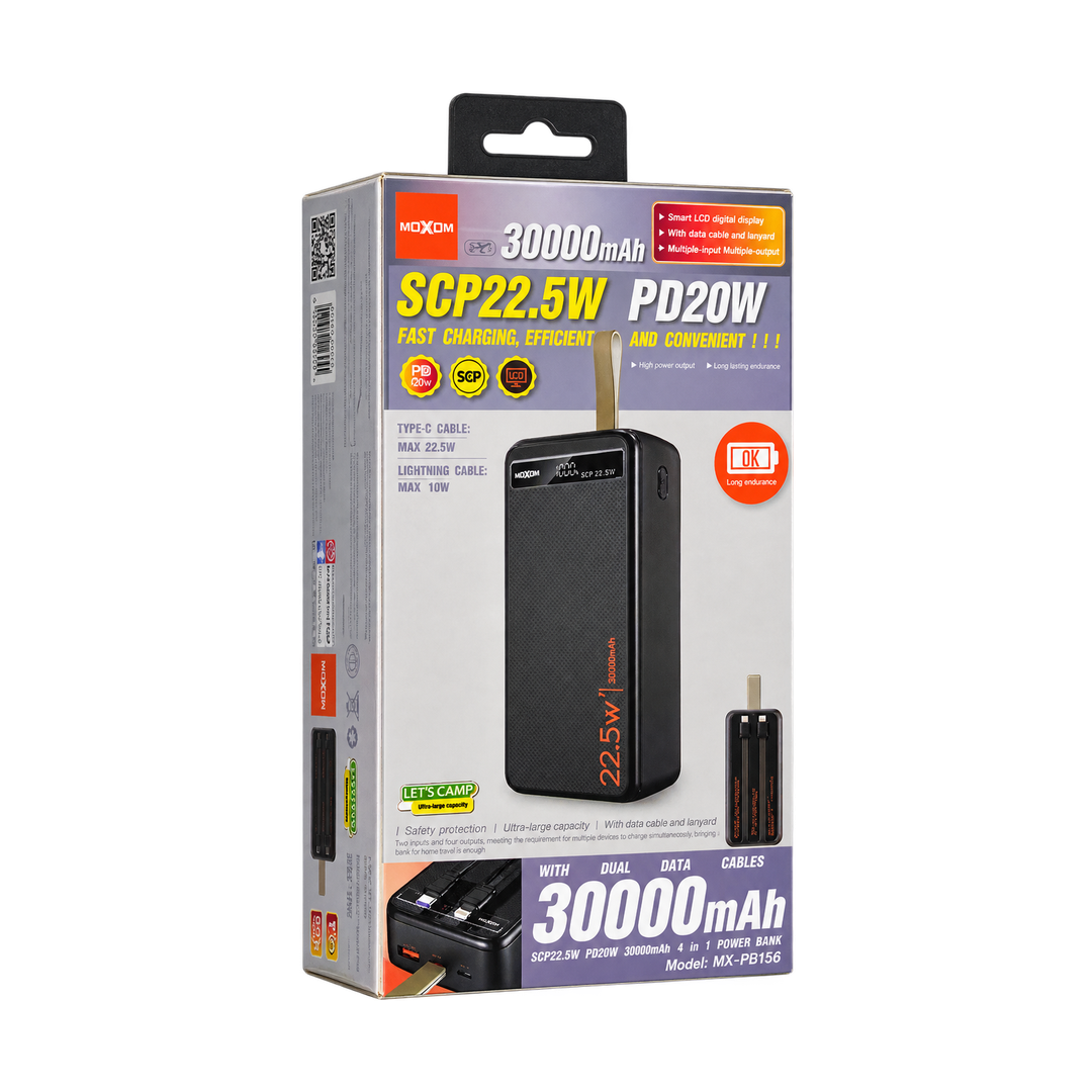 MOXOM 30000mAh 22.5W Power Bank — scp22 03