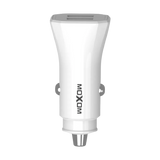 MOXOM 3A Dual-Port Car Charger with Lightning Cable — power 02